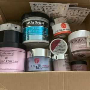 Acrylic powder dip powder nails